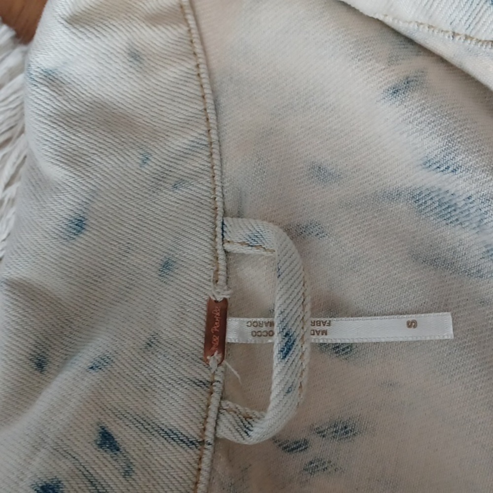 Free People Denim Jacket, size small - Picture 5 of 12